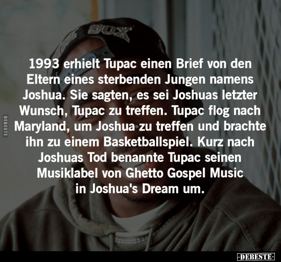 1993 erhielt Tupac einen Brief.. - Lustige Bilder | DEBESTE.de