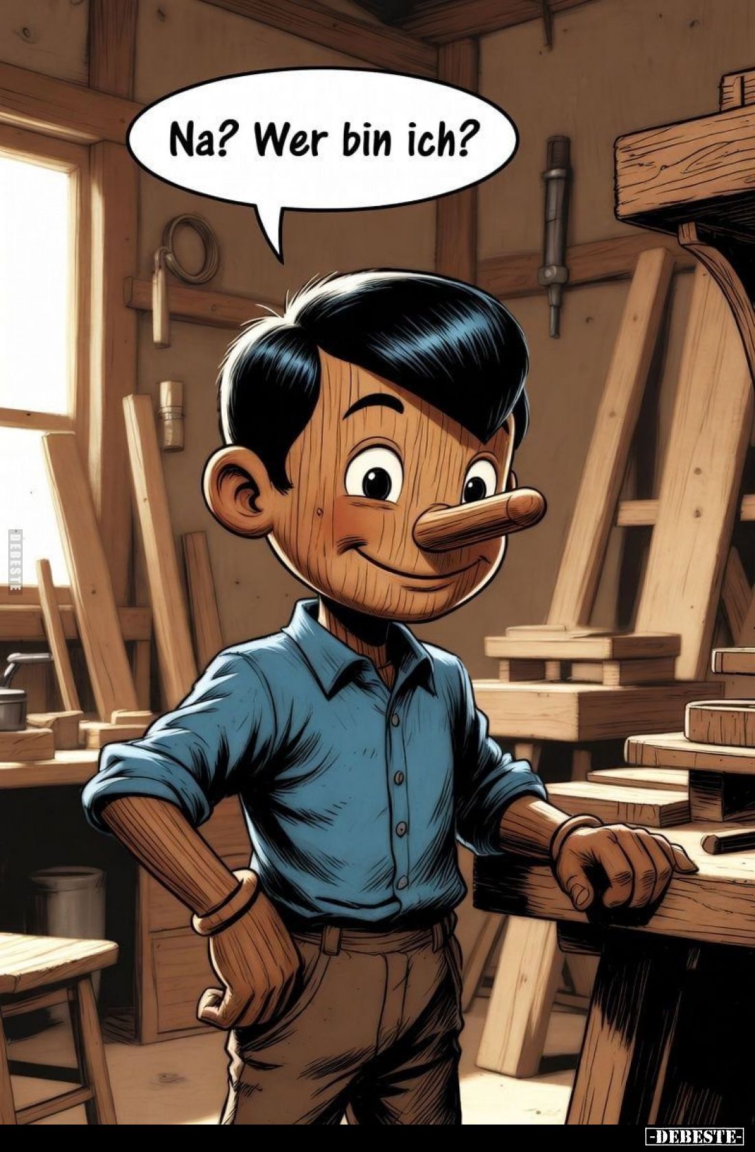 Na? Wer bin ich?