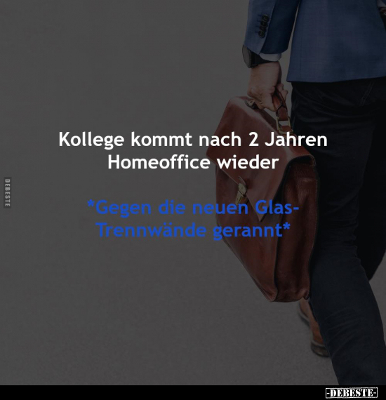 Kollege kommt nach 2 Jahren Homeoffice wieder.. - Lustige Bilder | DEBESTE.de