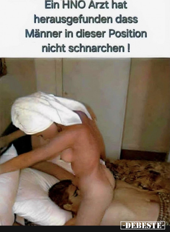 Empfehlung gegen Schnarchen  - Lustige Bilder | DEBESTE.de