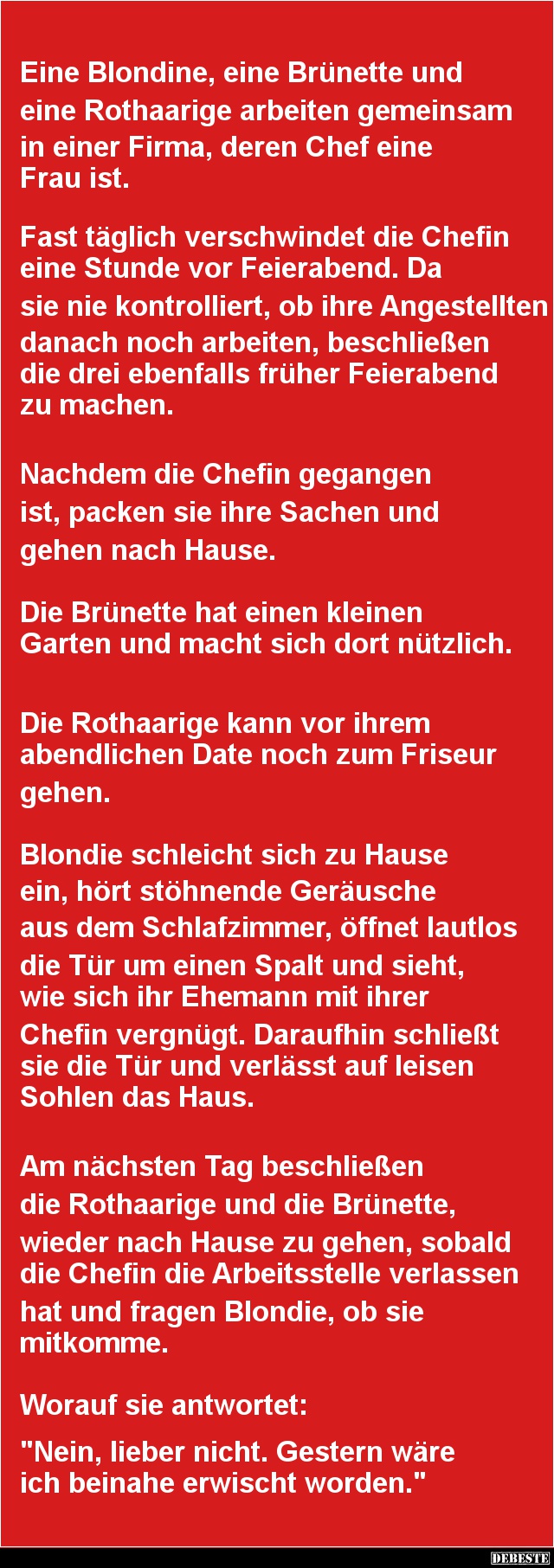 Eine Blondine, eine Brünette und eine Rothaarige - Lustige Bilder | DEBESTE.de