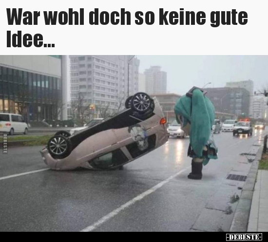 War wohl doch so keine gute Idee... - Lustige Bilder | DEBESTE.de