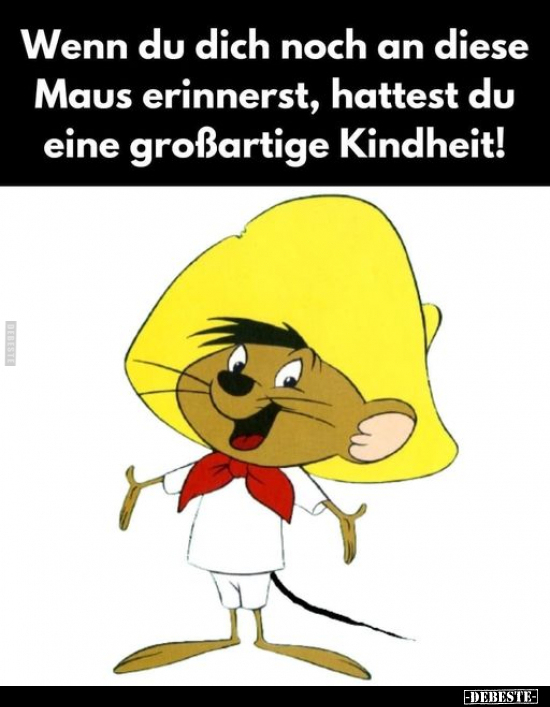 Wenn du dich noch an diese Maus erinnerst.. - Lustige Bilder | DEBESTE.de