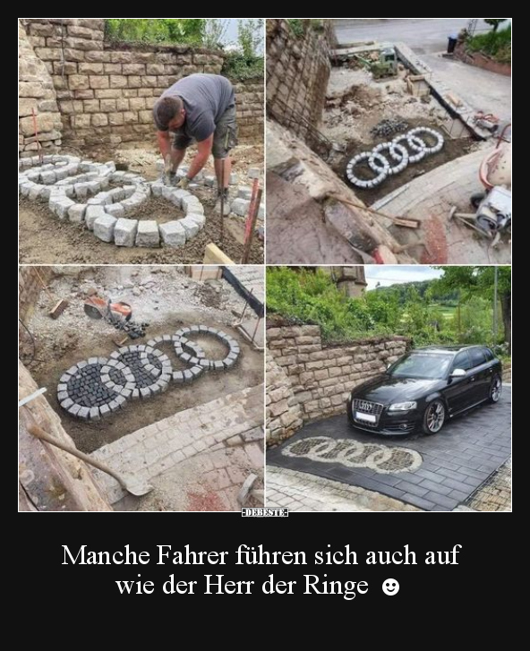 Manche Fahrer führen sich auch auf wie der Herr der.. - Lustige Bilder | DEBESTE.de