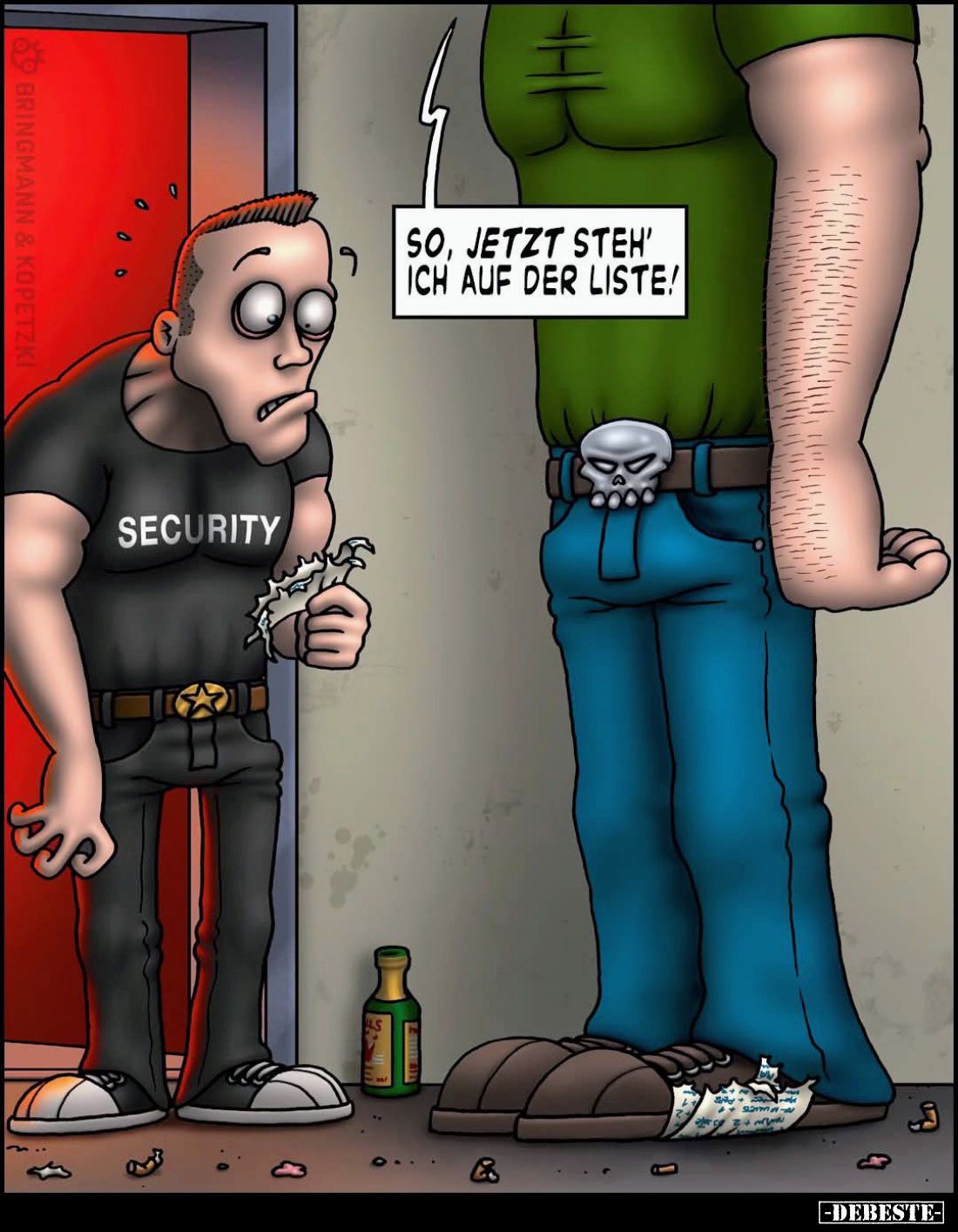 So, jetzt steh' ich auf der Liste