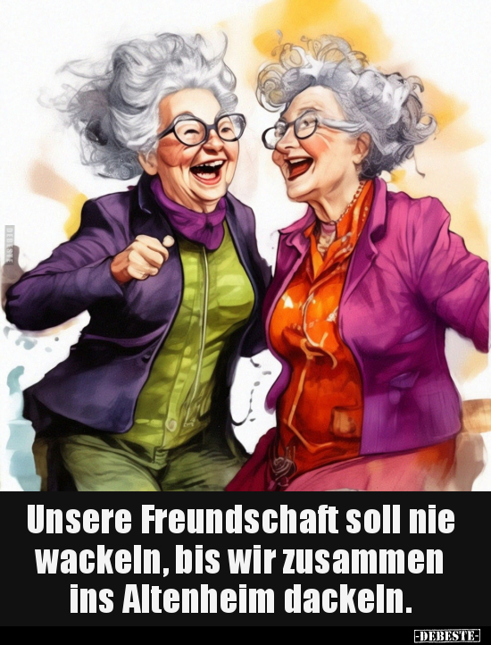 Unsere Freundschaft soll nie wackeln.. - Lustige Bilder | DEBESTE.de