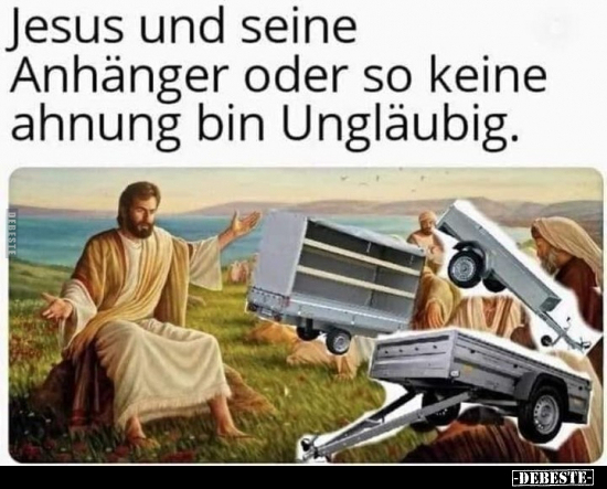 Jesus und seine Anhänger.. - Lustige Bilder | DEBESTE.de