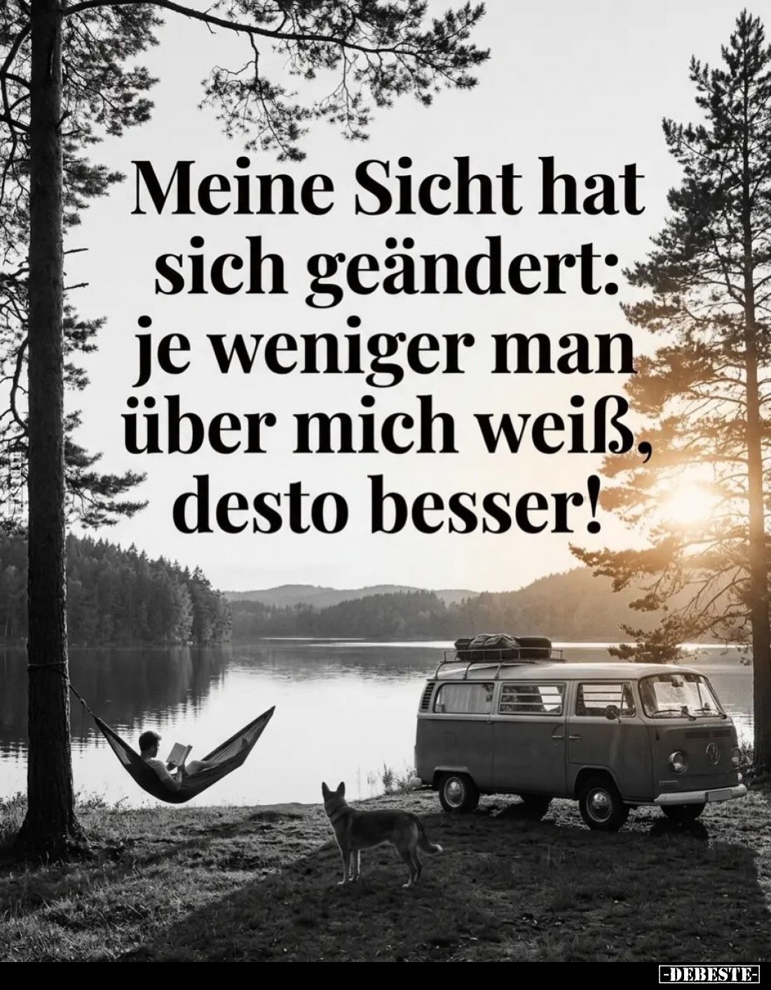 Meine Sicht hat sich geändert: je weniger man über mich weiß, desto besser!