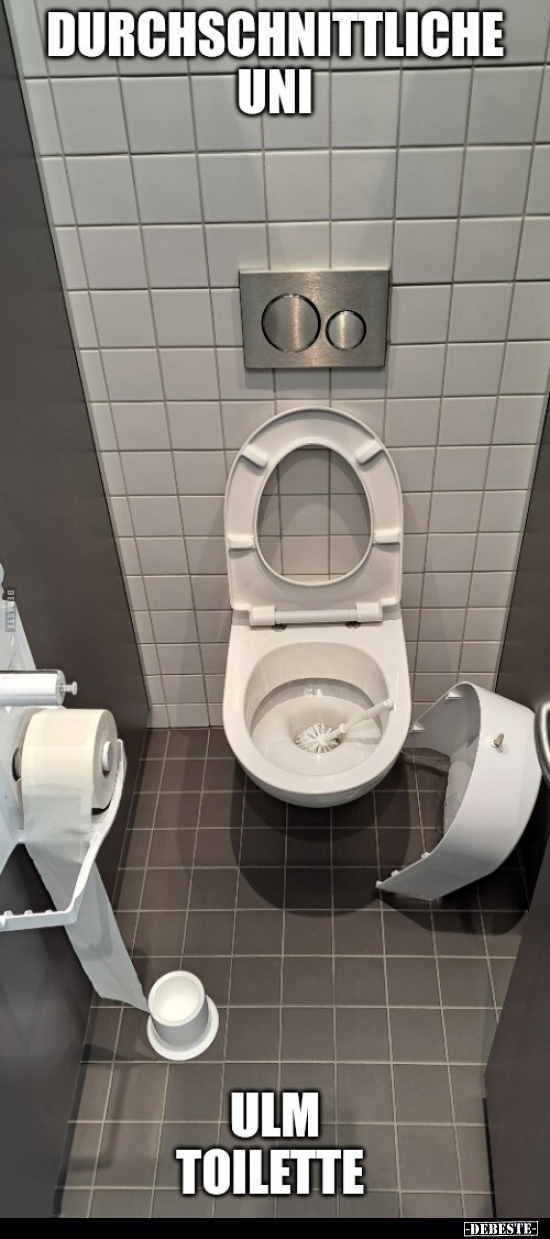 Durchschnittliche Uni Ulm Toilette.. - Lustige Bilder | DEBESTE.de