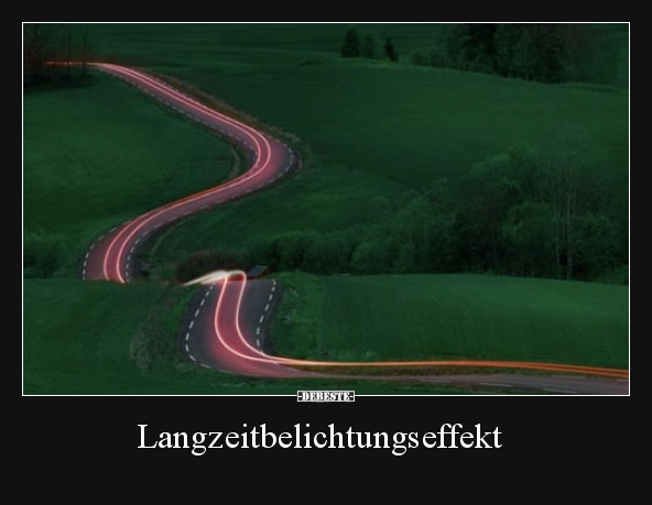 Langzeitbelichtungseffekt..