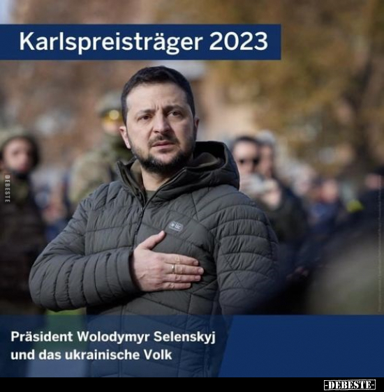Karlspreisträger 2023.. - Lustige Bilder | DEBESTE.de
