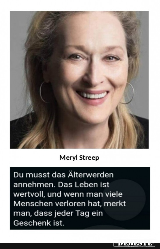 Meryl Streep - Älterwerden - Lustige Bilder | DEBESTE.de