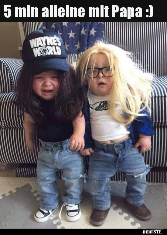 5 min alleine mit Papa :)