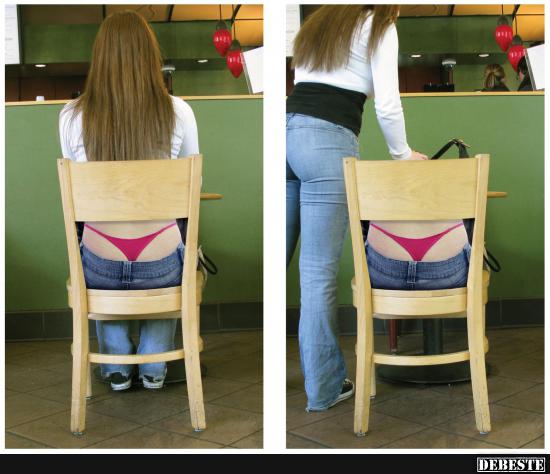 Der Stuhl ist Klasse..