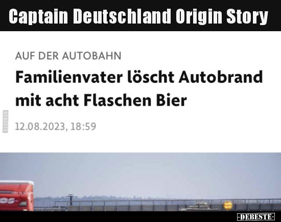 Captain Deutschland Origin Story.. - Lustige Bilder | DEBESTE.de
