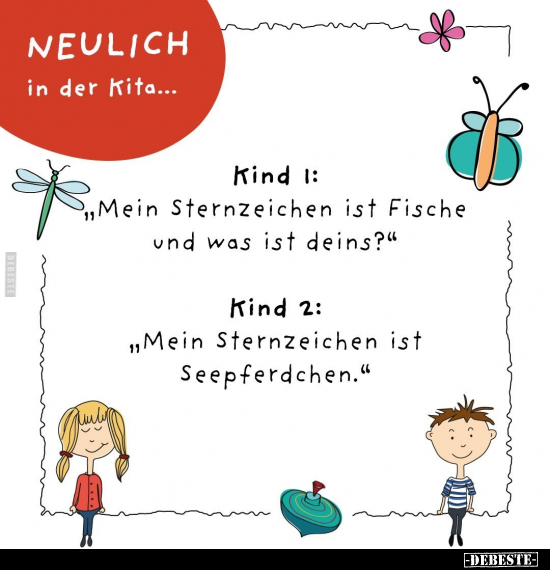 Kind 1: "Mein Sternzeichen ist Fische und.." - Lustige Bilder | DEBESTE.de