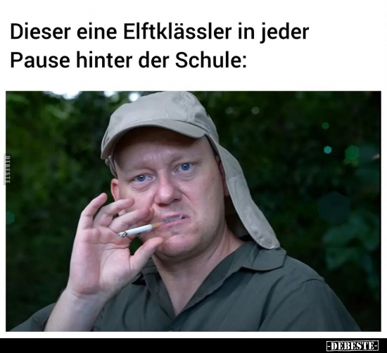 Dieser eine Elftklässler in jeder Pause.. - Lustige Bilder | DEBESTE.de