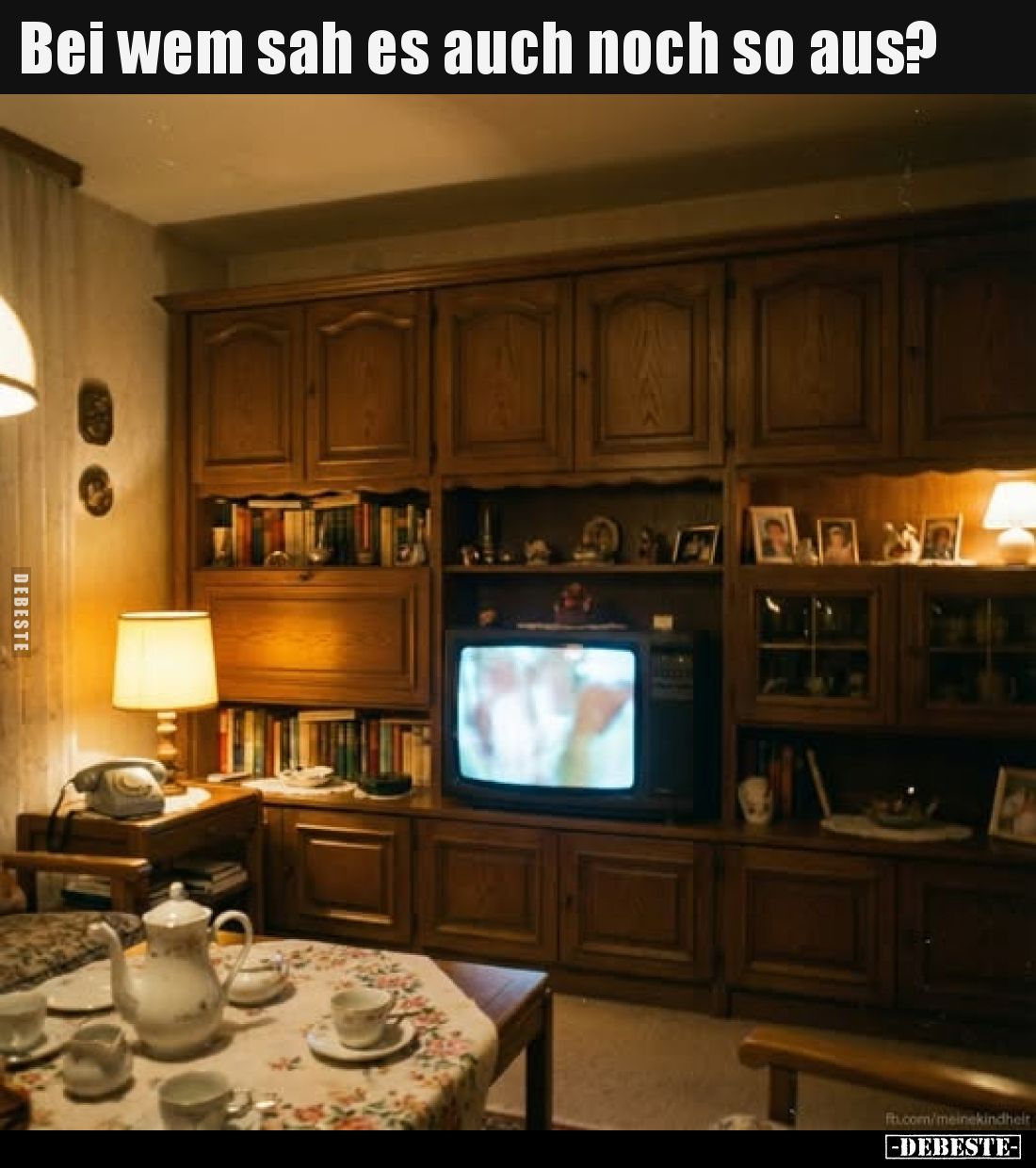 Bei wem sah es auch noch so aus?