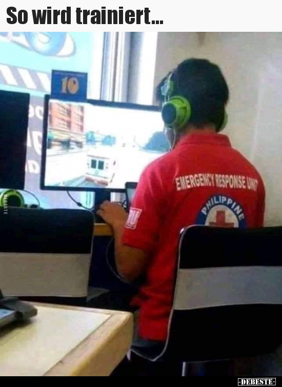 So wird trainiert...