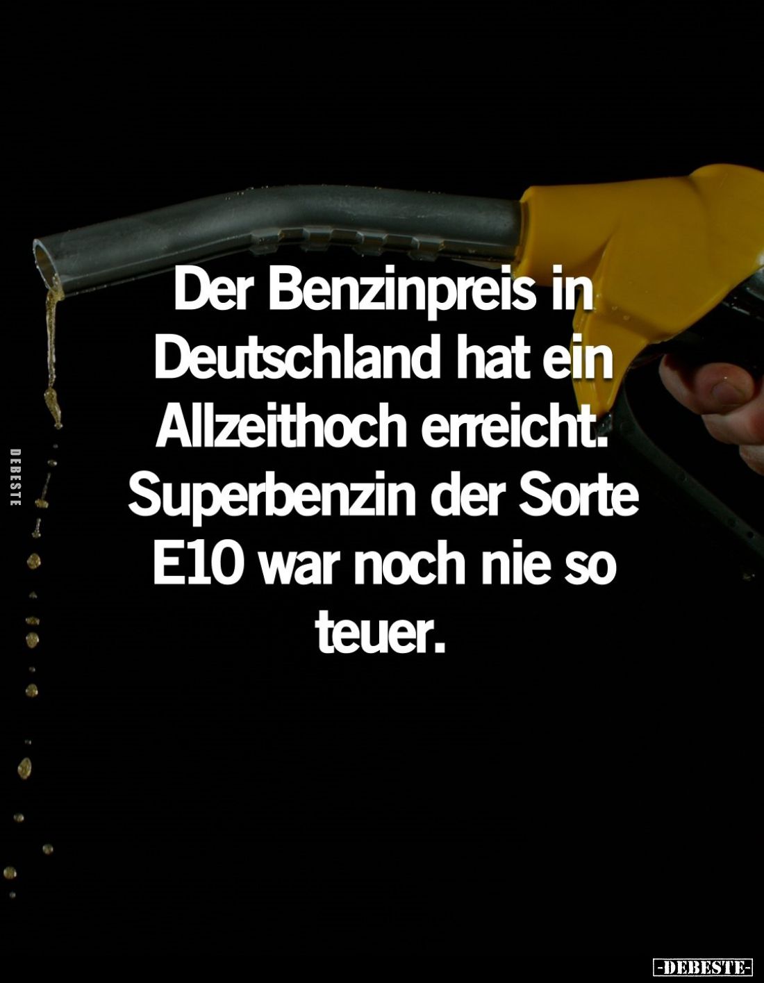 Der Benzinpreis in Deutschland hat ein Allzeithoch erreicht.
Superbenzin der Sorte E10 war noch nie so teuer.