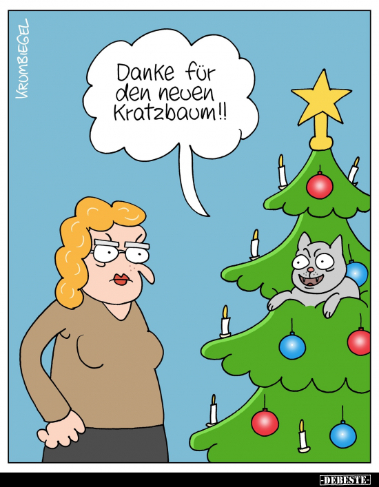 Danke für den neuen Kratzbaum!!.. - Lustige Bilder | DEBESTE.de