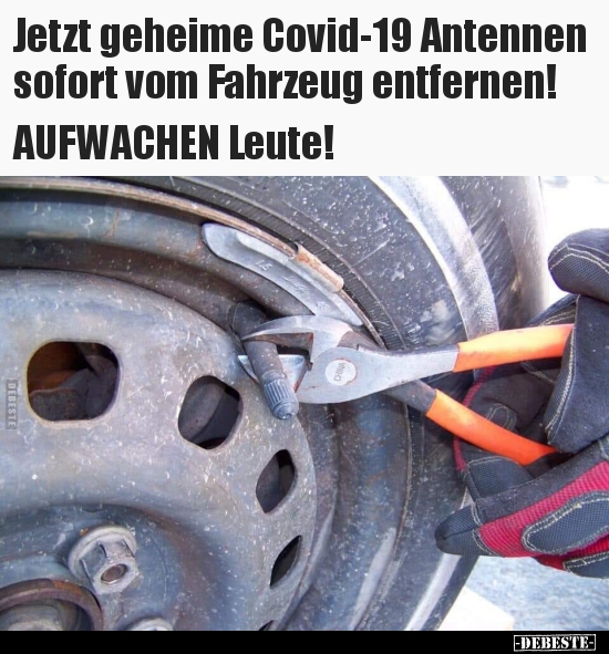 Jetzt geheime Covid-19 Antennen sofort vom Fahrzeug.. - Lustige Bilder | DEBESTE.de