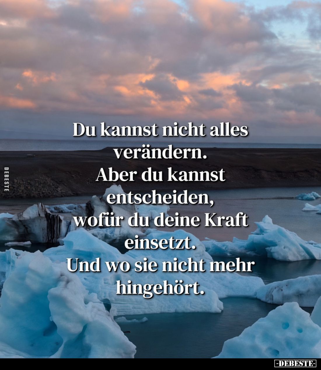 Du kannst nicht alles verändern.
Aber du kannst entscheiden, wofür du deine Kraft einsetzt.
Und wo sie nicht mehr hingehört...