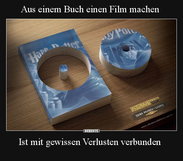 Aus einem Buch einen Film machen... - Lustige Bilder | DEBESTE.de