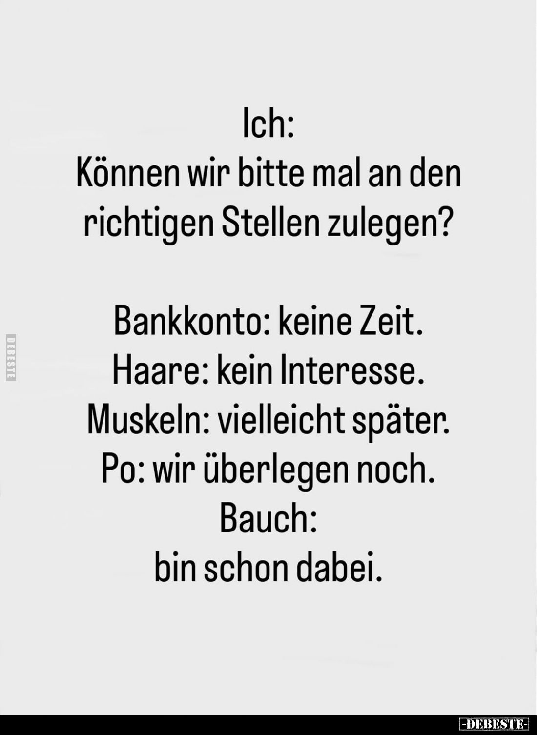Ich: Können wir bitte mal an den richtigen Stellen.. - Lustige Bilder | DEBESTE.de
