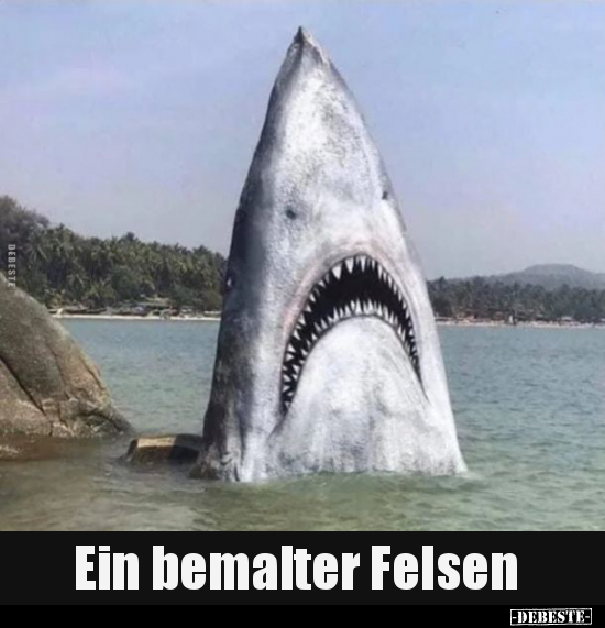 Ein bemalter Felsen.. - Lustige Bilder | DEBESTE.de