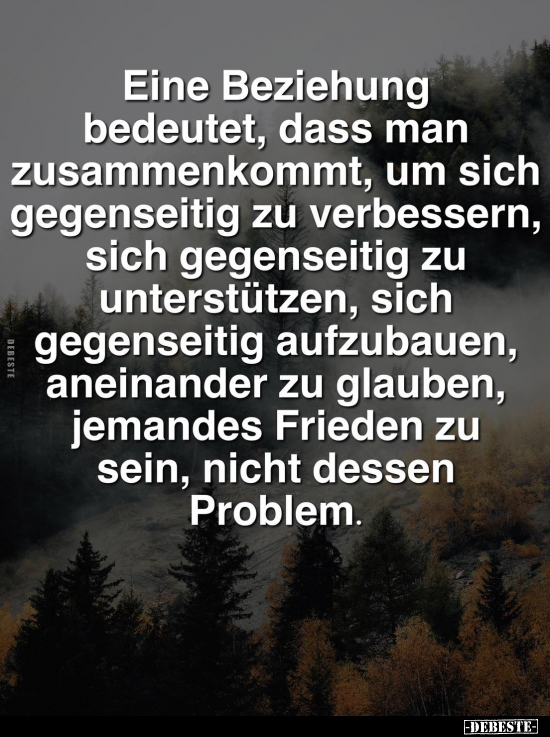 Beziehung, Frieden