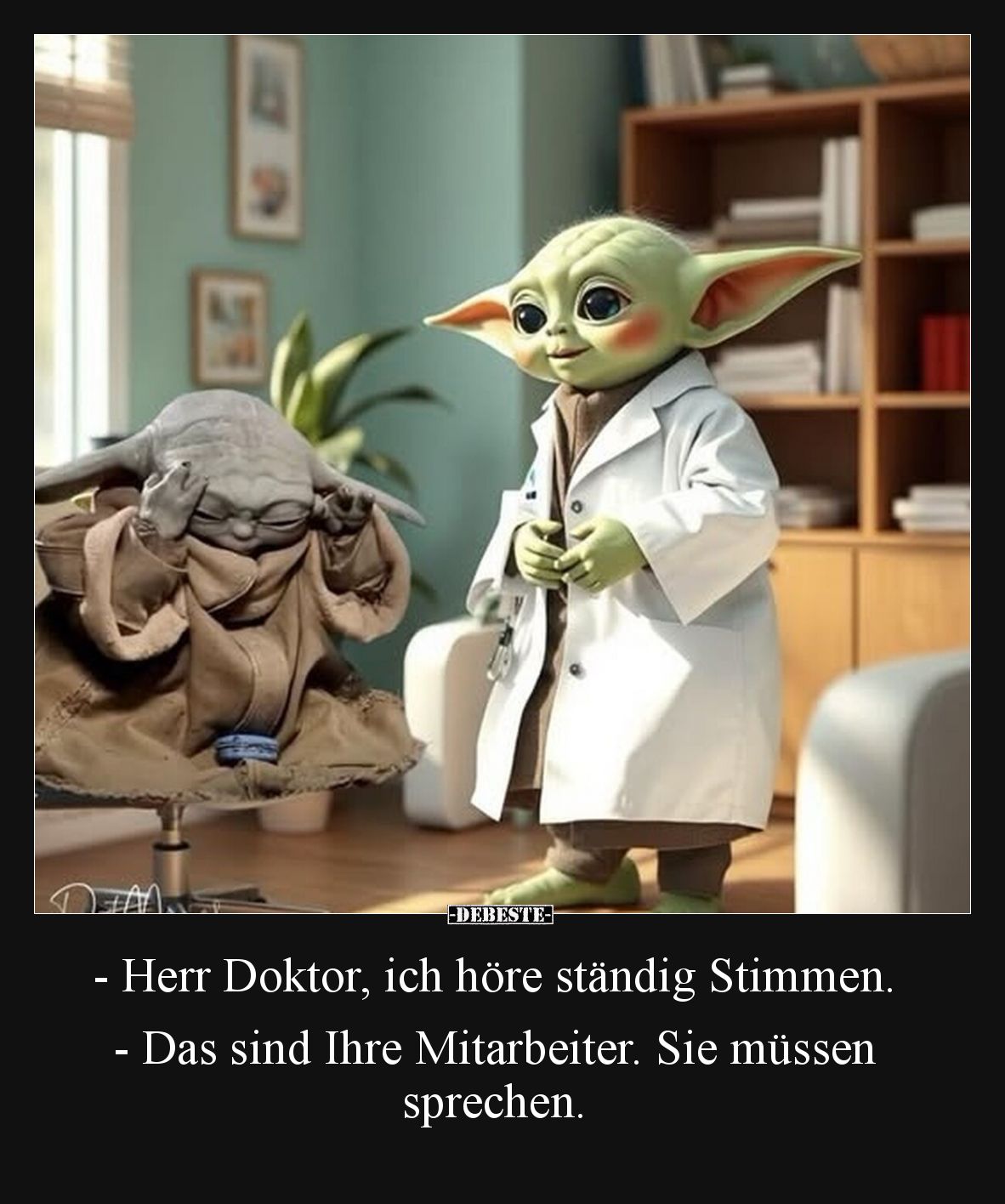 - Herr Doktor, ich höre ständig Stimmen... - Lustige Bilder | DEBESTE.de