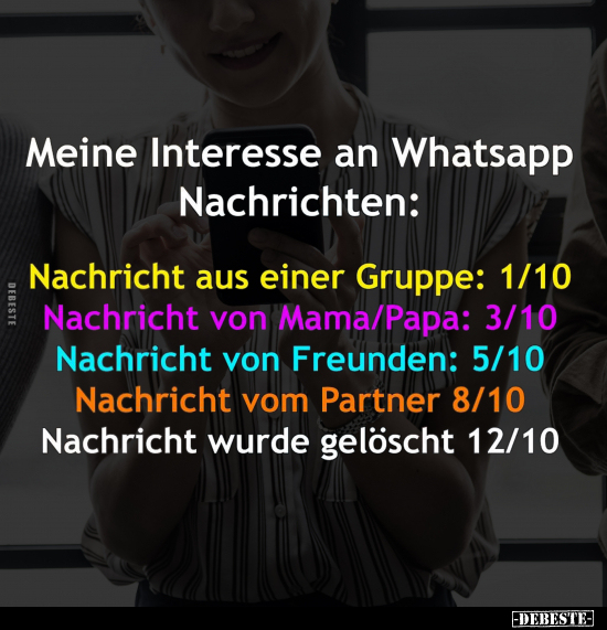 Meine Interesse an Whatsapp Nachrichten.. - Lustige Bilder | DEBESTE.de