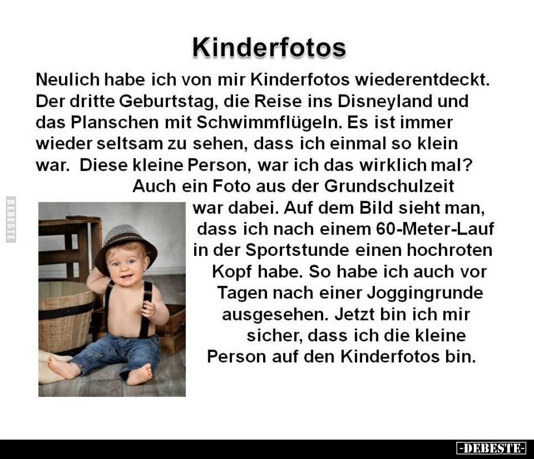 Kinderfotos
-
Neulich habe ich von mir Kinderfotos wiederentdeckt. Der dritte Geburtstag, die Reise ins Disneyland und das ...