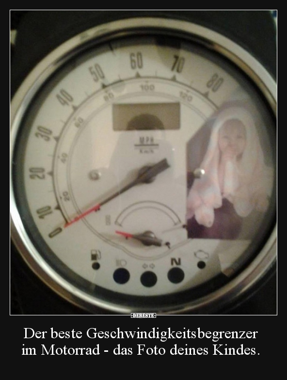 Der beste Geschwindigkeitsbegrenzer im Motorrad.. - Lustige Bilder | DEBESTE.de
