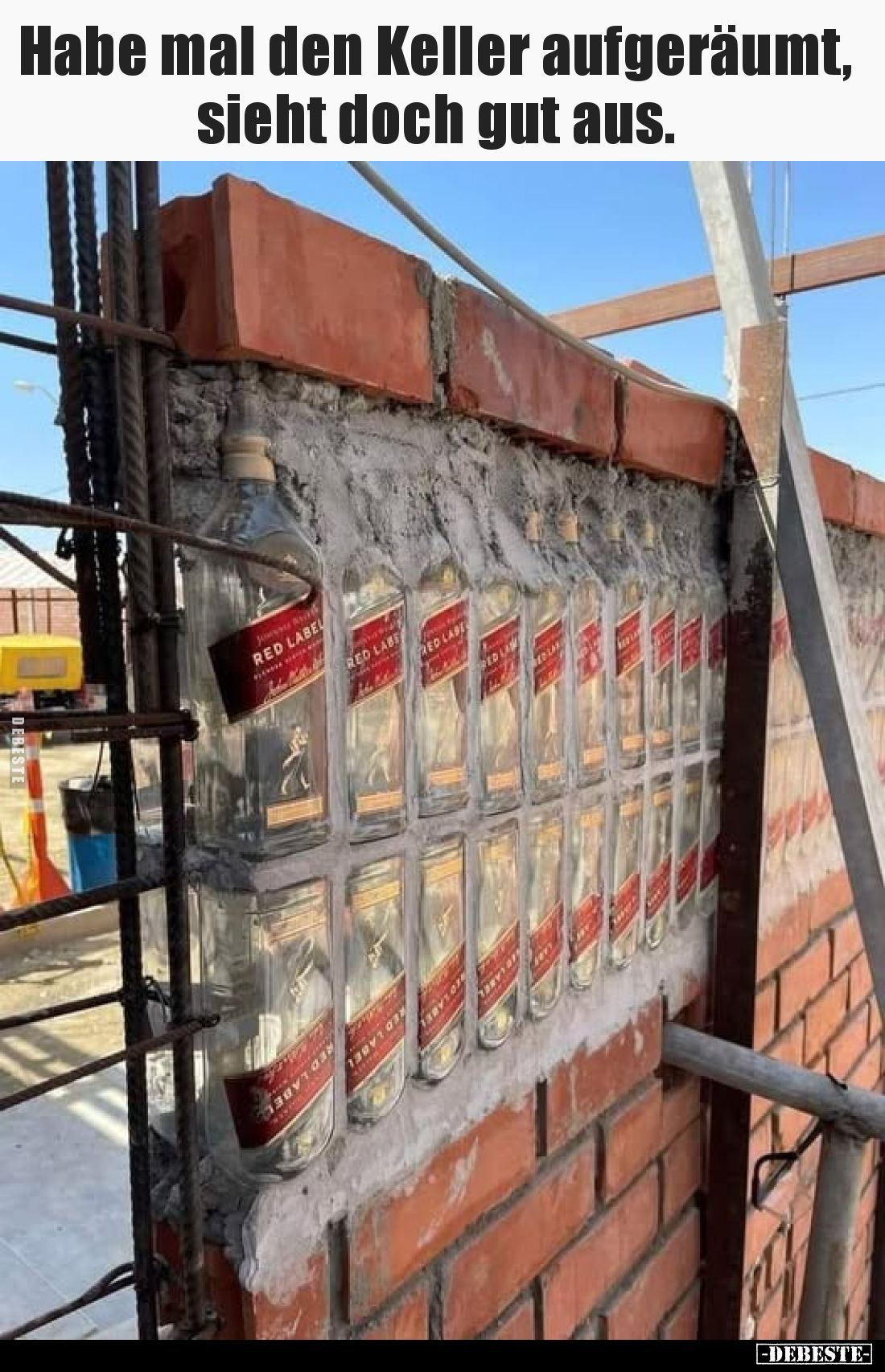 Habe mal den Keller aufgeräumt, sieht doch gut aus.