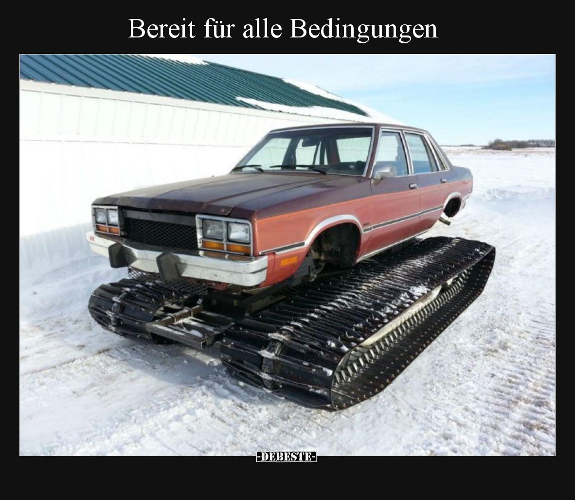 Bereit für alle Bedingungen