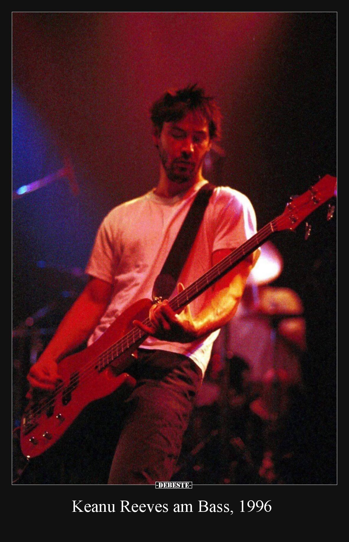 Keanu Reeves am Bass, 1996