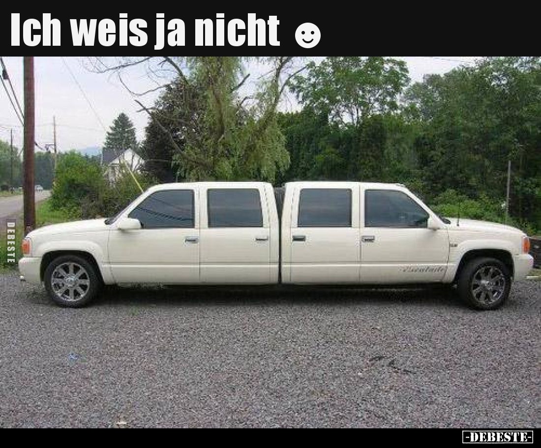 Ich weis ja nicht.