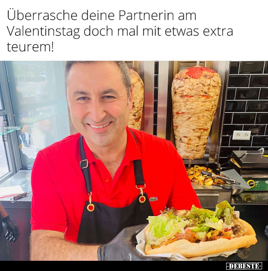 Überrasche deine Partnerin am Valentinstag doch mal mit.. - Lustige Bilder | DEBESTE.de