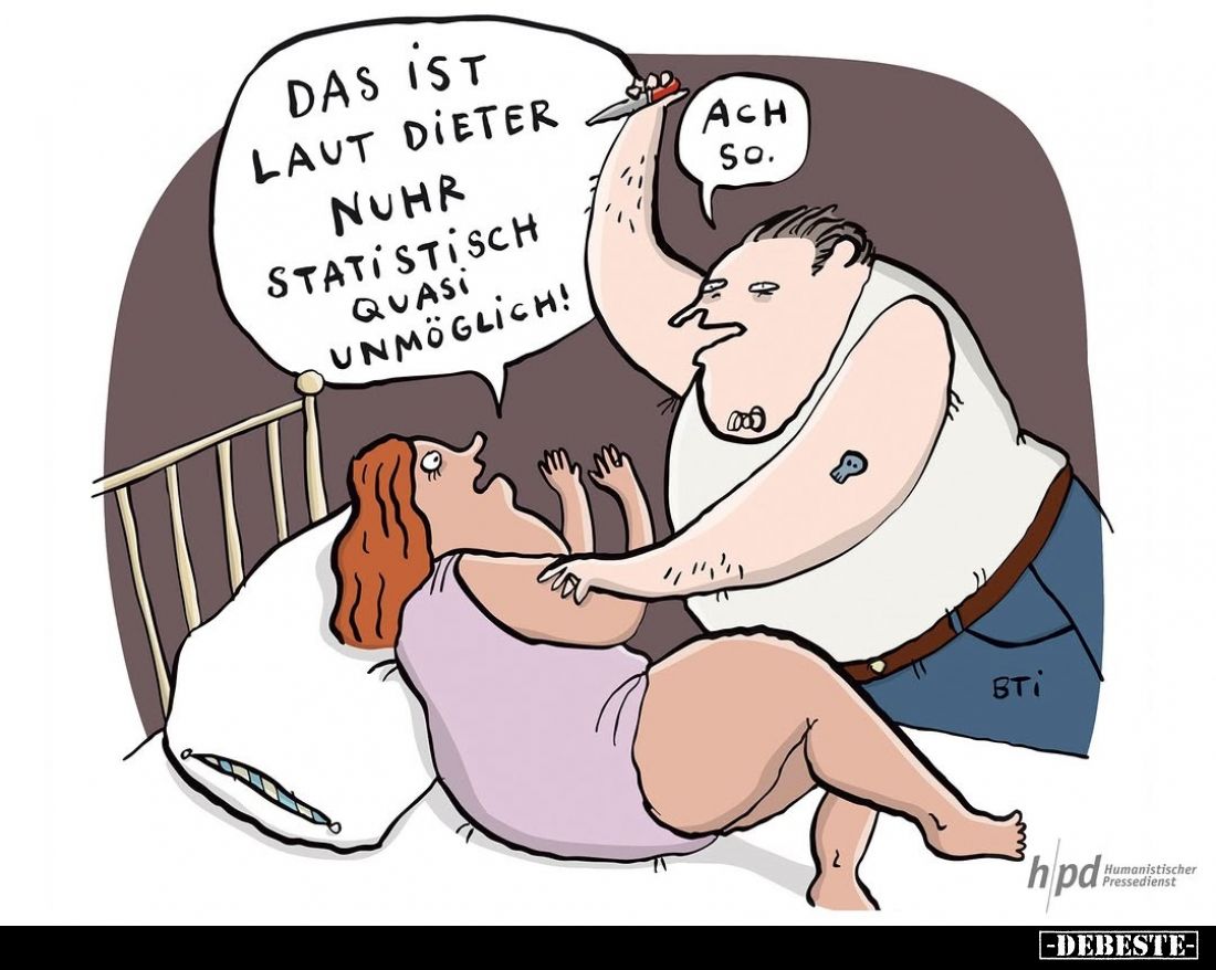 Das ist laut Dieter nur statistisch quasi unmöglich! - Ach so.