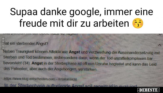 Supaa danke google, immer eine freude mit dir zu.. - Lustige Bilder | DEBESTE.de