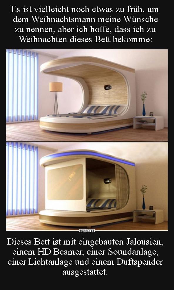 Es ist vielleicht noch etwas zu früh, um dem Weihnachtsmann..