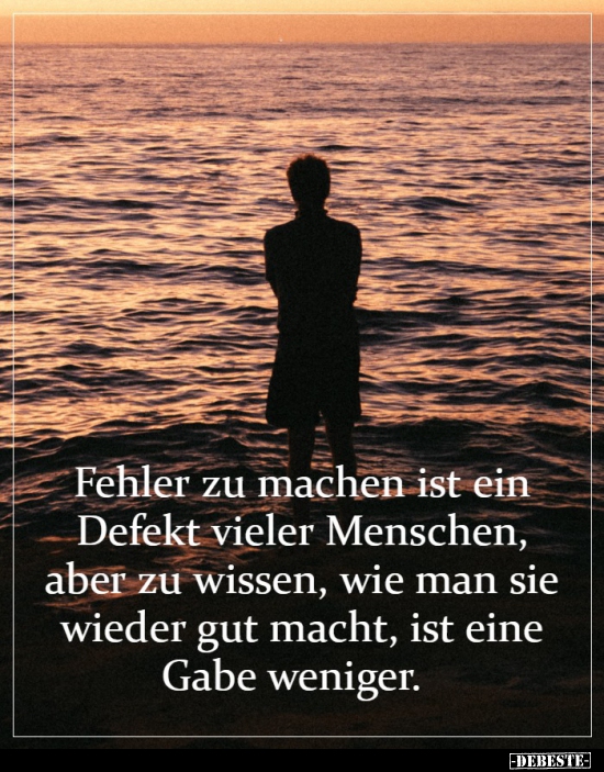 Lustige Bilder zum Thema: Machen, Fehler, R Mensch