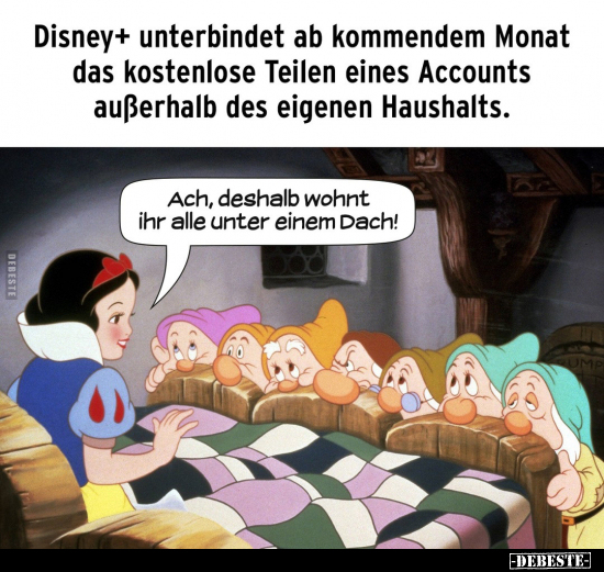 Disney+ unterbindet ab kommendem Monat.. - Lustige Bilder | DEBESTE.de