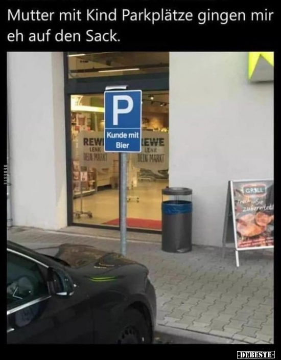 Mutter mit Kind Parkplätze gingen mir eh auf den Sack...