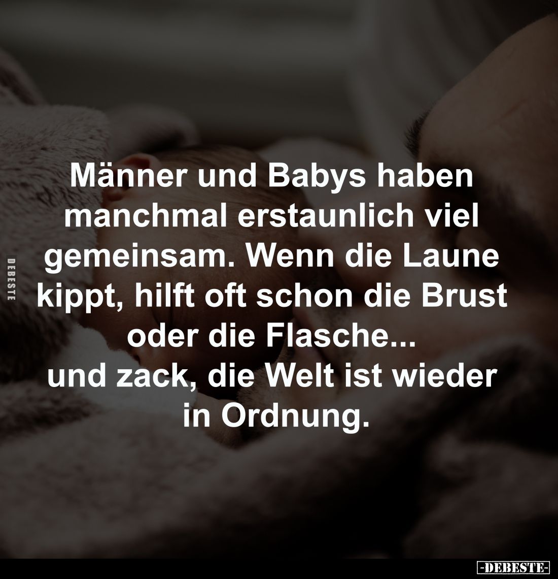 Männer und Babys haben manchmal erstaunlich... - Lustige Bilder | DEBESTE.de