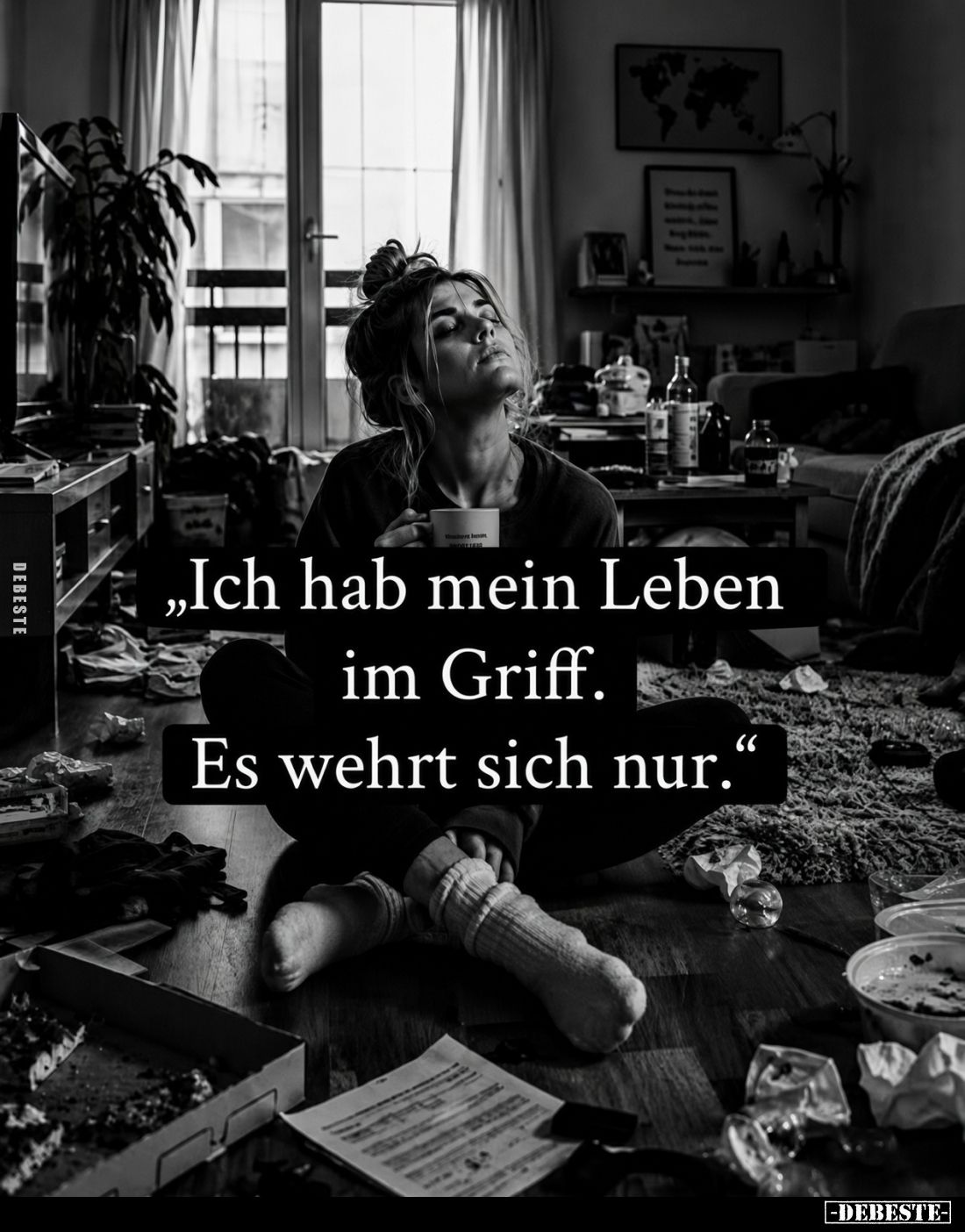 „Ich hab mein Leben im Griff.
Es wehrt sich nur.“