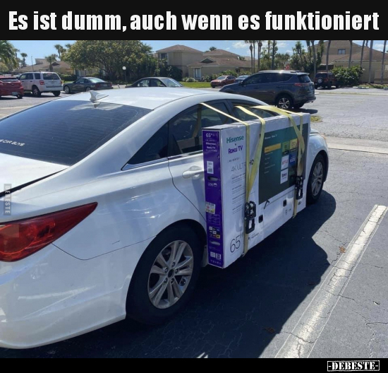 Es ist dumm, auch wenn es funktioniert