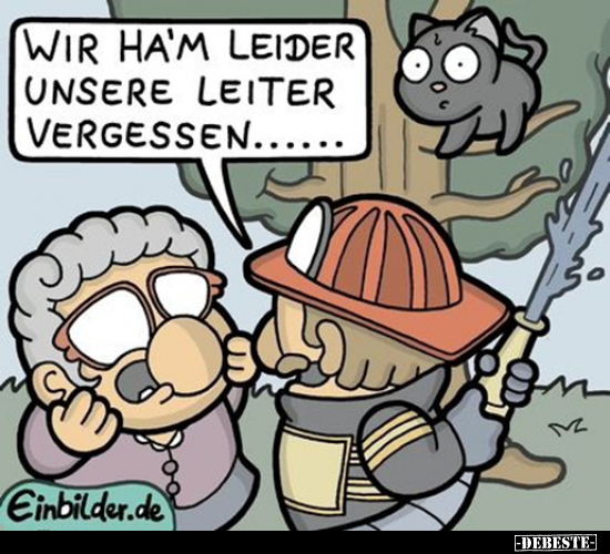 Wir ha'm leider unsere Leiter vergessen.. - Lustige Bilder | DEBESTE.de